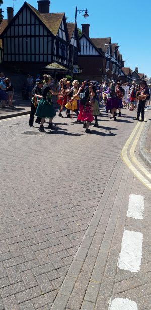the front of the parade