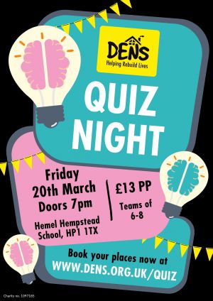 Poster for the DENS quiz night
