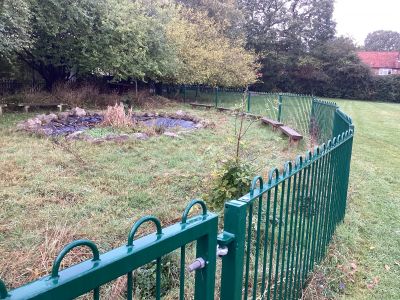 the pond as it is now