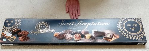 the large box of chocolate delights